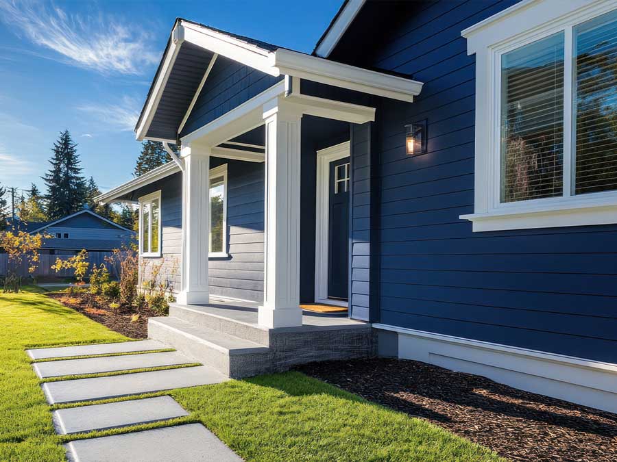 blue-house-with-white-trim-stone-pathway-2